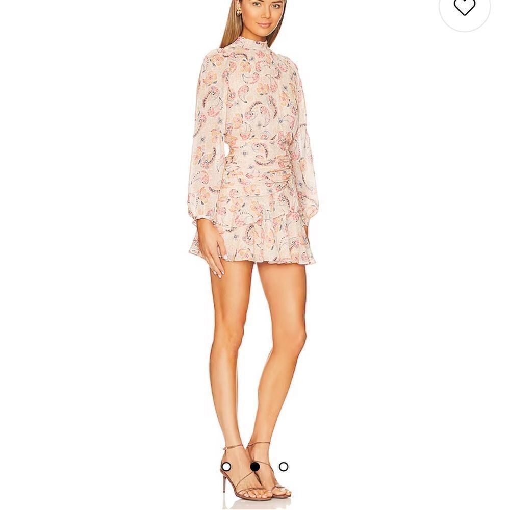 YUMI Kim New Teyona Mini Dress in Country Paisley Sand XS